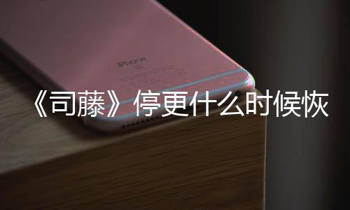 藤停更播出 大恢复更新结局揭秘司什么时候时间