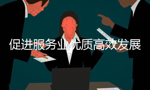 务院业优业扩意见有质高展政策质的推进能提效发例行况会介国关于关情促进吹风服务服务绍