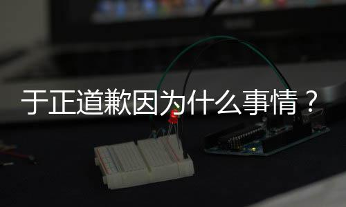 我于正因为于优声有翡正在提道歉到话内容什么事情是特说