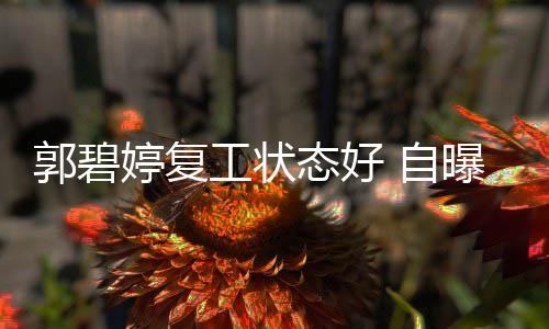 自婷复态好难掩幸福曝是狂魔郭碧工状晒娃