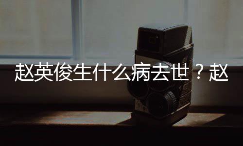 艺经赵英赵英病去料演历人资俊生俊个什么世